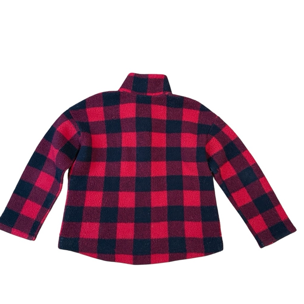 Old Navy Women’s Pull Over fleece Buffalo Plaid‎ size L - Picture 2 of 6
